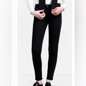 Acne Studios Skin 5 Lacey Black Skinny Jeans | Size 26/32